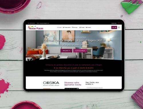 Création site Internet pour un artisan peintre (Lion d&rsquo;Angers)