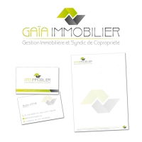 création logo carte visite agence immobiliere