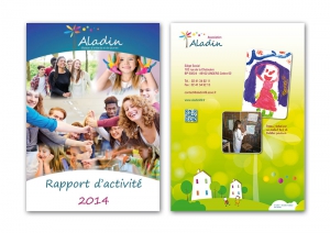 création couverture rapport d'activite association