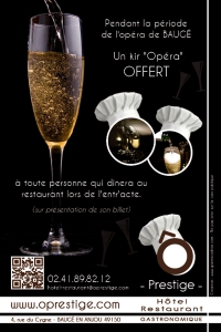 création flyer hôtel restaurant angers