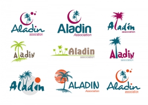 création logo angers association aladin