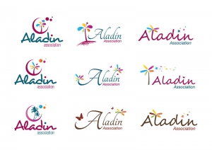 création logo angers association aladin