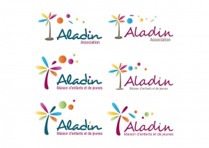 création logo angers association aladin