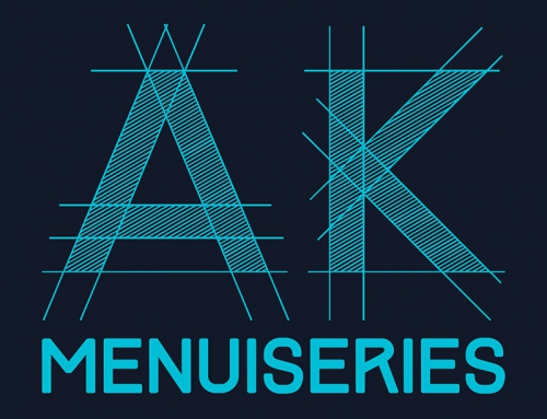 Création du logotype AK Menuiseries Angers