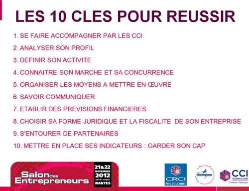 Conférence au Salon des Entrepreneurs de Nantes 2012