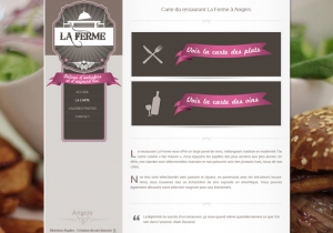 création site web angers restaurant