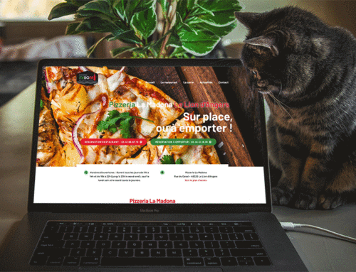 Création d’un site Internet Onepage Pizzeria Le Lion d’Angers
