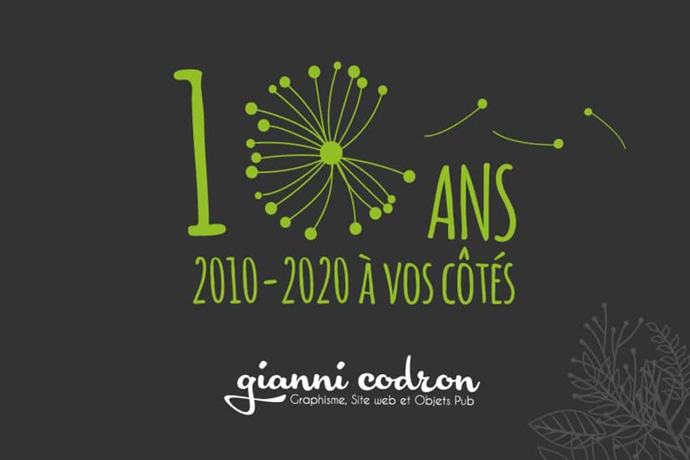 L'agence fête ses 10 ans ! - Gianni Codron Publicité