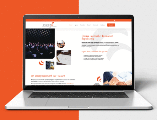 Création site Internet Evoxya Angers conseil et formation en communication