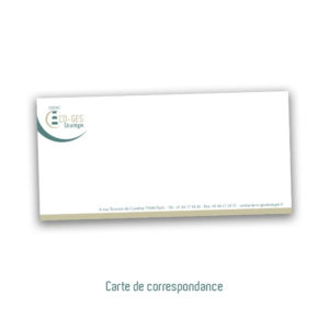 création et impression carte correspondance angers