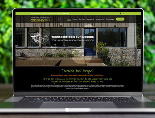 Création site Internet artisan terrasse bois à Angers