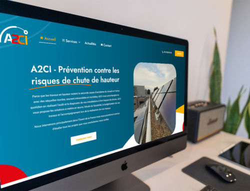 Création site Internet A2CI – Prévention contre les risques de chute