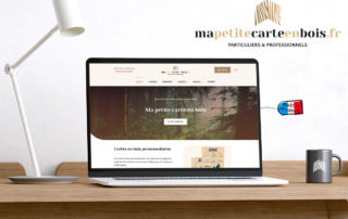 Création site internet cartes bois