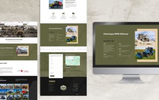 Création d'un site web WordPress Onepage pour RPM Défense