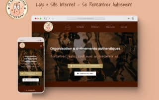Création logo et site Internet Se Rencontrer Autrement