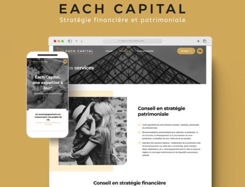 Création d’un site Internet pour cabinet de gestion de patrimoine