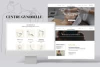 Création site web esthétique Gynobelle Angers