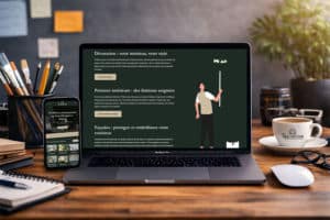 Création de site web pour artisan peintre à Angers