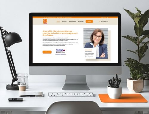 Création du site internet d’ACSENS RH, cabinet spécialisé en ressources humaines à Angers